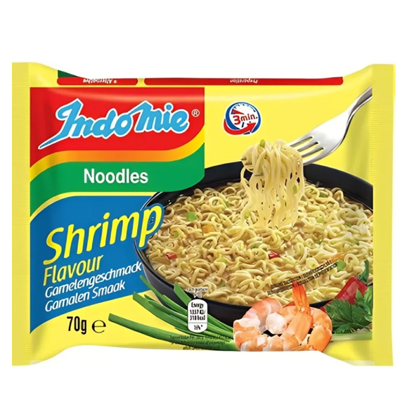 IndoMie Noodles with shrimp flavour